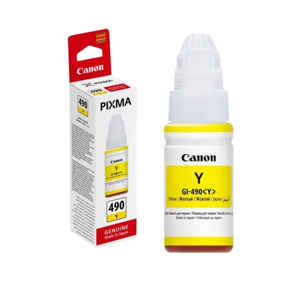 CANON Cartouche d’encre – GI 490 Y – Jaune/Yellow CANON Cartouche d’encre – GI 490 Y – Jaune/Yellow